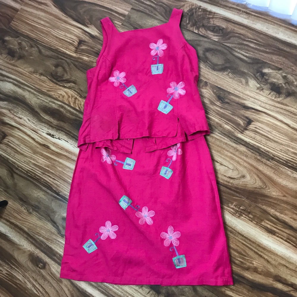 TWO PIECE SKIRT SET MOE SIZE M